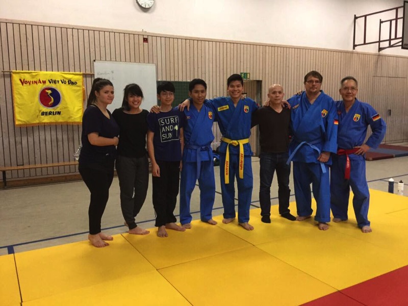 tập huấn với võ sư Chiêu tháng 11 2016
