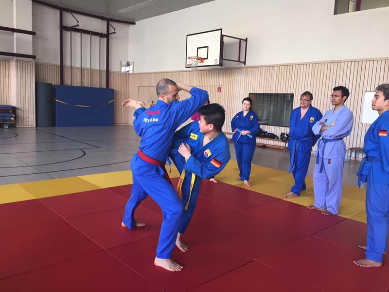 training with master Vittorio Cera
